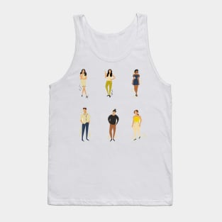 fashion styles sticker pack design Tank Top